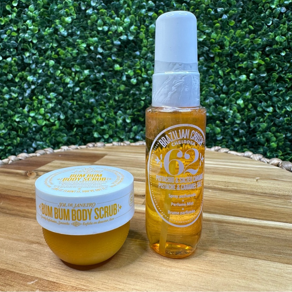 Sol de‎ Janeiro Bum Bum Body Scrub and Brazilian Crush Mist CheriRosa 62 Bundle